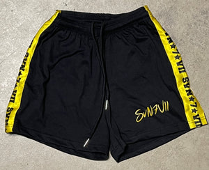 SVN7VII BOXER SHORTS - BLCK/YELLOW (WOMEN)